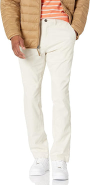 Pantalon Chino Extensible Style décontracté Gris Pierre B