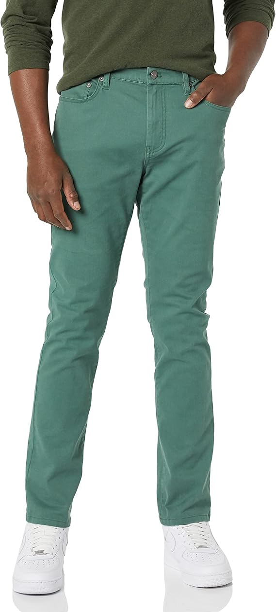 Pantalon Sergé Stretch Vert G