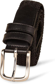 Ceinture Tressée Stretch Noir C