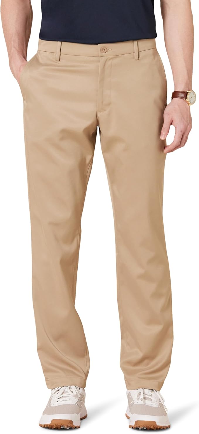 Pantalon de Golf Athlétique Premium Brun Kaki C