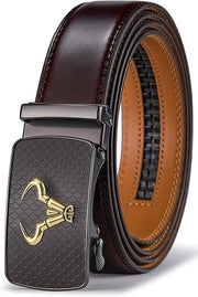 Ceinture Automatique en Cuir Brun Café1203 D
