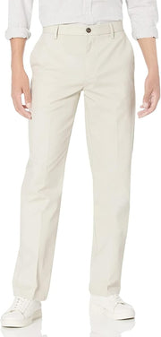 Pantalon Chino Infroissable Gris Pierre E