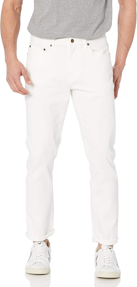 Jean Slim Homme Blanc Vif F