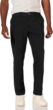 Pantalon Chino Extensible Style décontracté Noir B