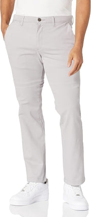 Pantalon Chino Extensible Style décontracté Gris B