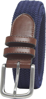 Ceinture Tressée Stretch Bleu Marine C