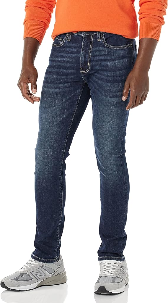 Jean Ultra Extensible Délavé Foncé I