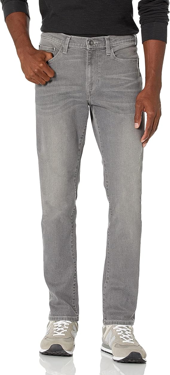 Jean Slim Homme Gris F