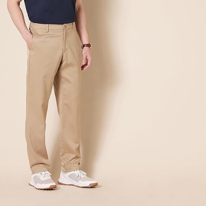 Pantalon de Golf Athlétique Premium Brun Kaki C