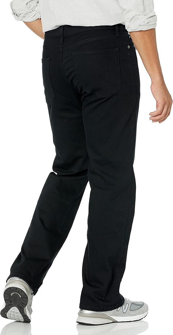 Jean bootcut à coupe droite Noir H