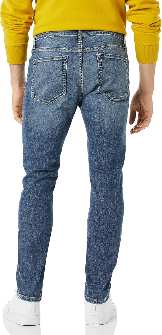 Jean Ultra Extensible Délavé Moyen I