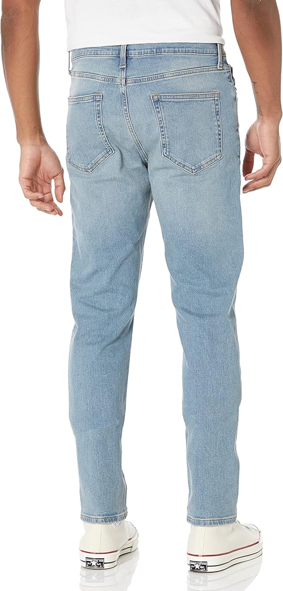 Jean Slim Homme Bleu Clair F