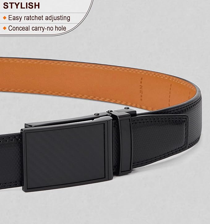 Ceinture Automatique en Cuir 032-noir216 D