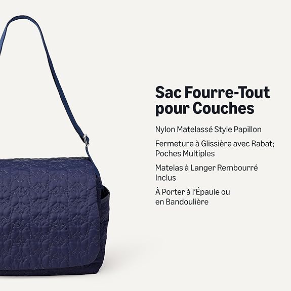 Sac à Langer Bleu Marine A