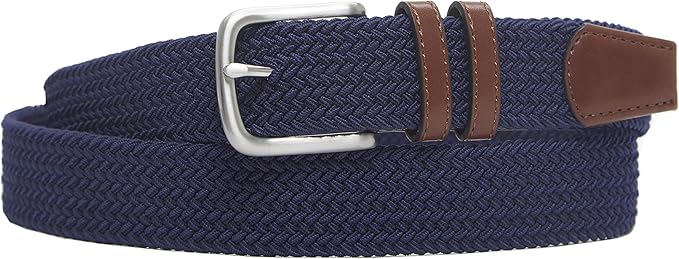 Ceinture Tressée Stretch Bleu Marine C