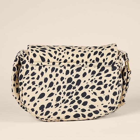 Sac à Bandoulière Léopard Beige I