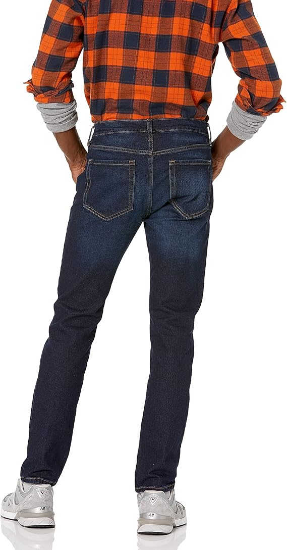 Jean Slim Homme Lavage Indigo F