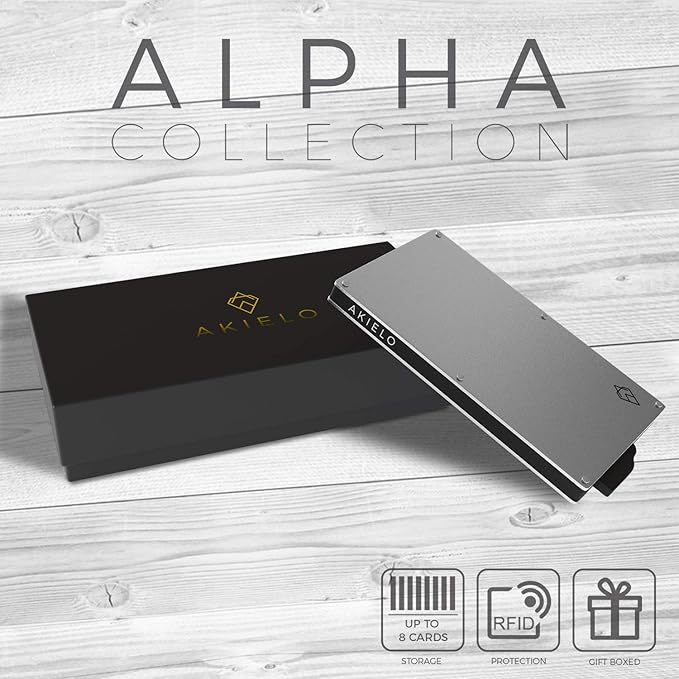 Portefeuille Homme Minimaliste Edition Argent I