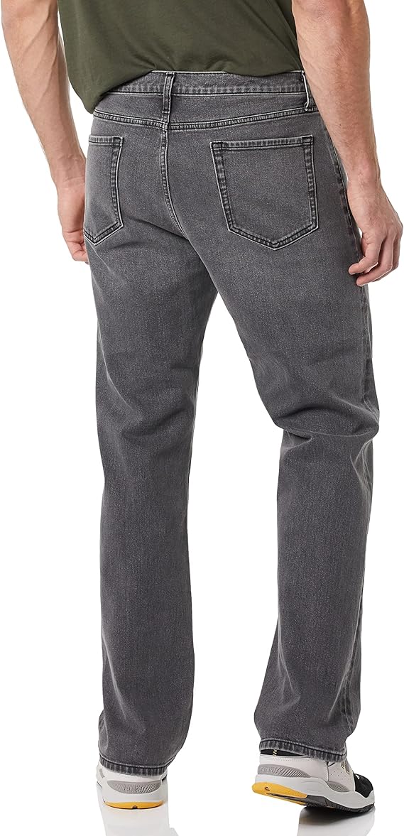 Jean bootcut à coupe Droite Gris Délavé H