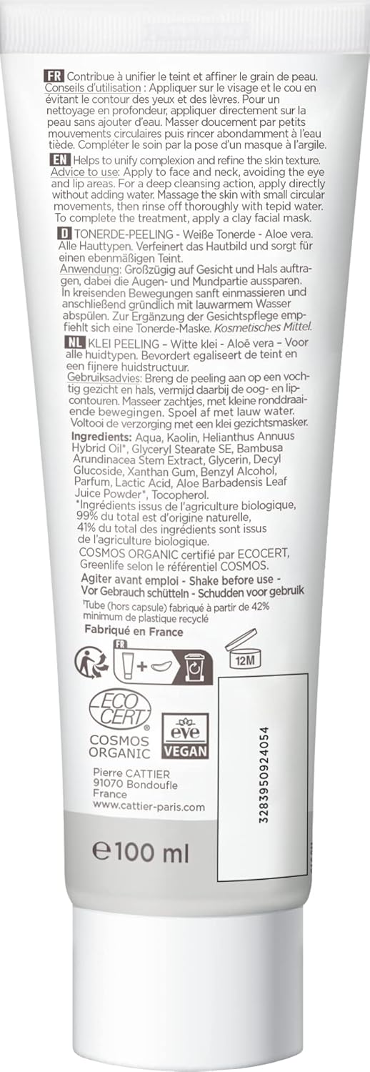 CATTIER Gommage Argile Blanche D