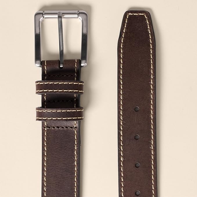 Ceinture en Cuir Brun A