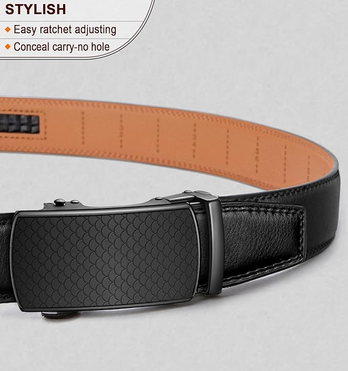 Ceinture Automatique en Cuir Noir200 D