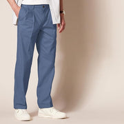 Pantalon Plissé Infroissable Indigo A