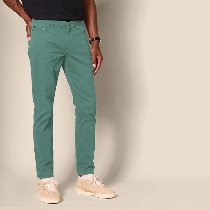Pantalon Sergé Stretch Vert G