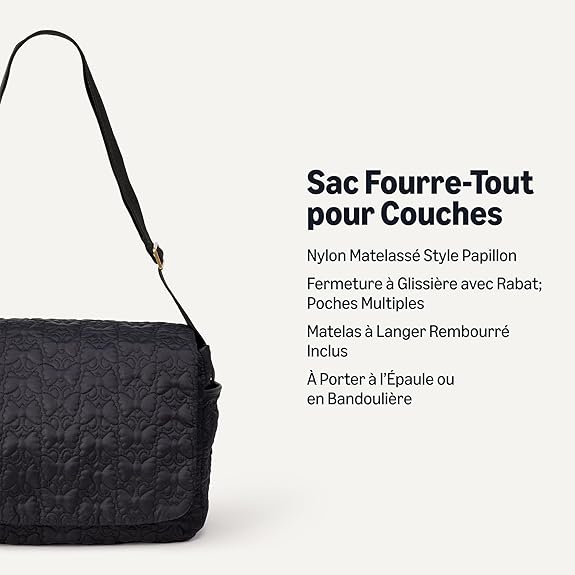 Sac à Langer Noir A