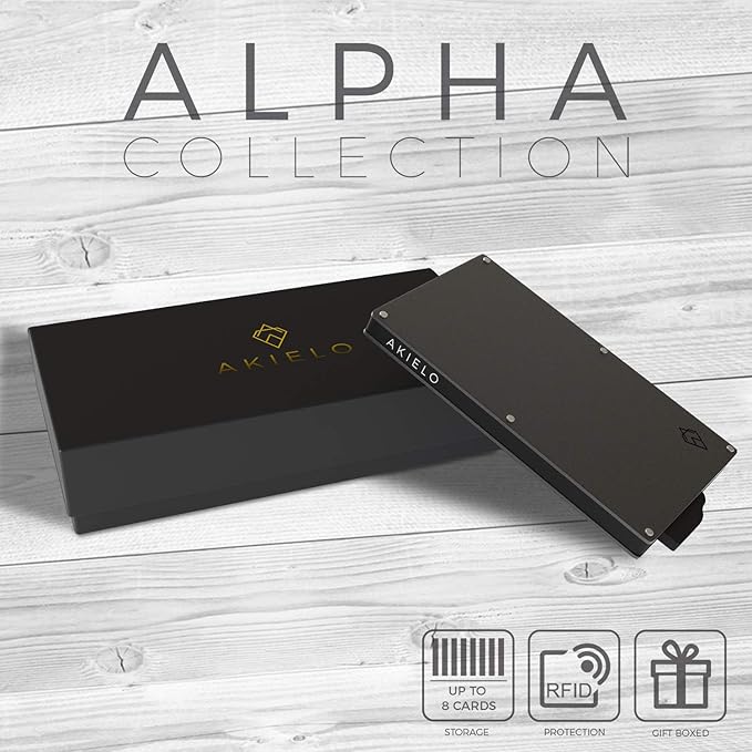 Portefeuille Homme Minimaliste Édition Titane I