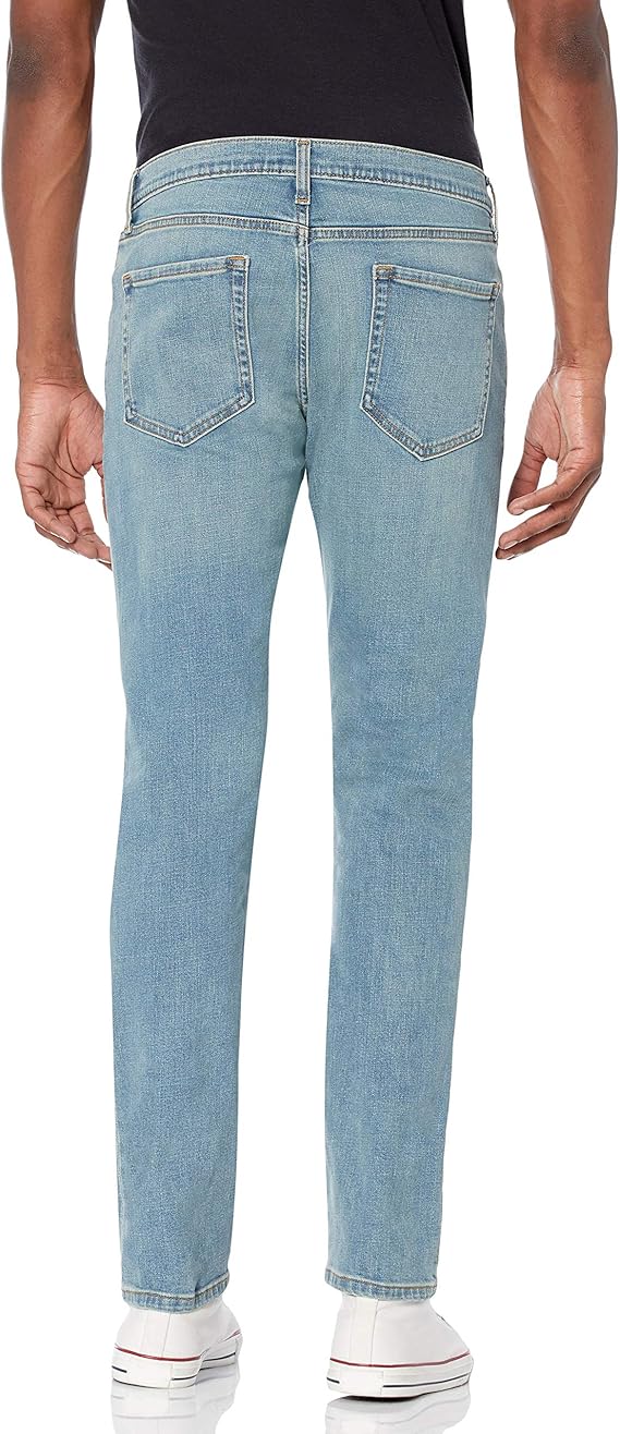 Jean Slim Homme Bleu Clair Vintage F