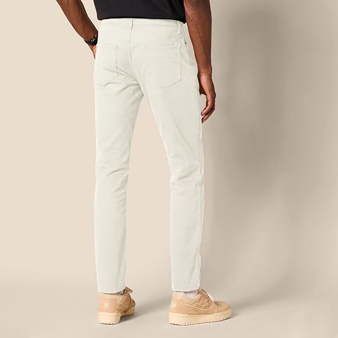 Pantalon Sergé Stretch Gris Pierre G