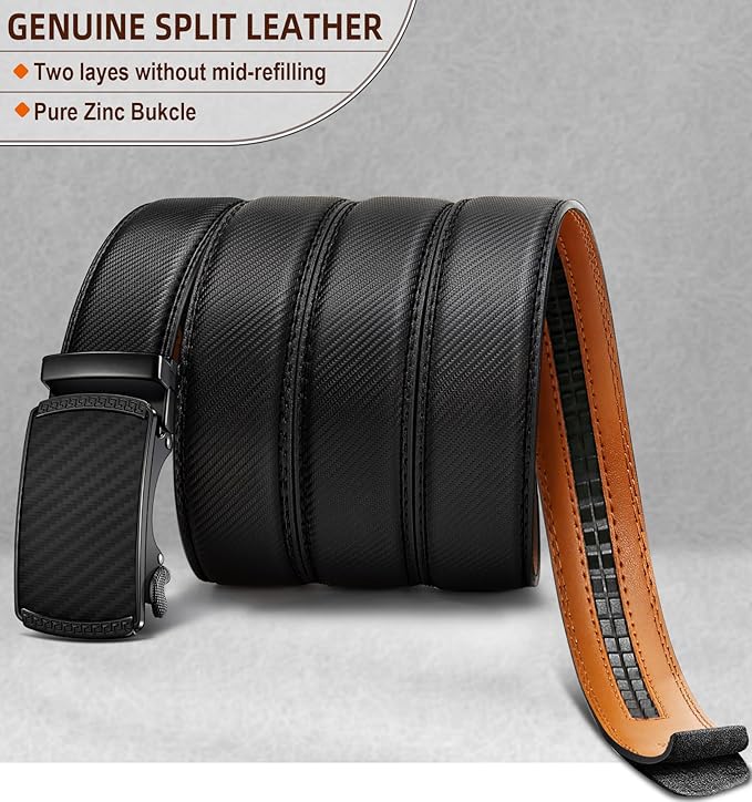 Ceinture Automatique en Cuir Noir 231 D