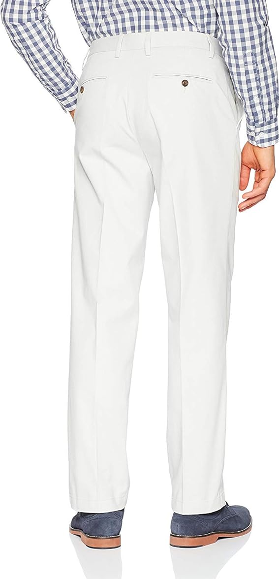 Pantalon Chino Infroissable Gris Clair E