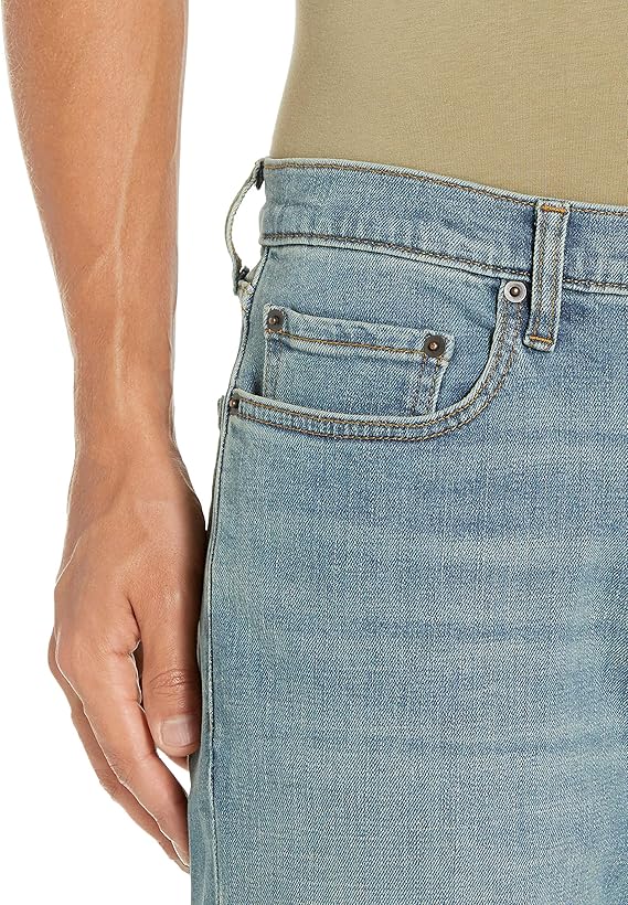 Jean bootcut à coupe Droite Bleu Clair Vintage H