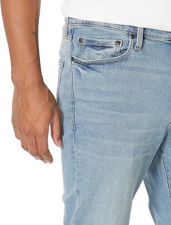 Jean Slim Homme Bleu Clair F