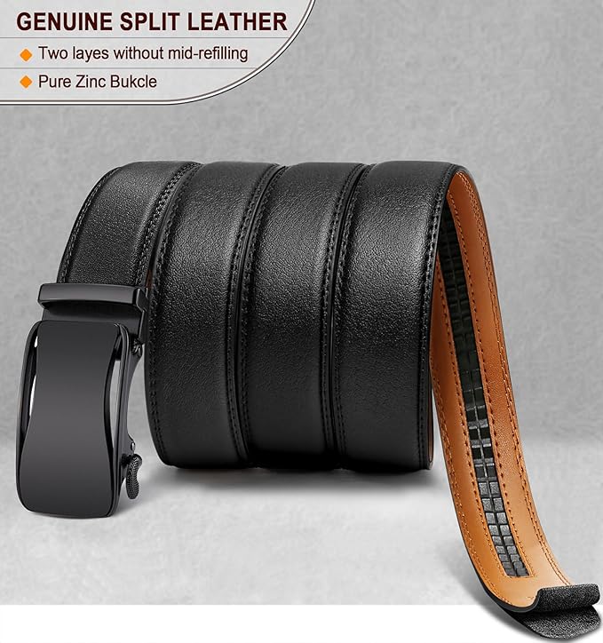 Ceinture Automatique en Cuir Noir841 D
