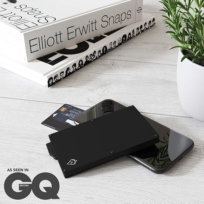 Portefeuille Homme Minimaliste Édition Noir - Pince À Billets I