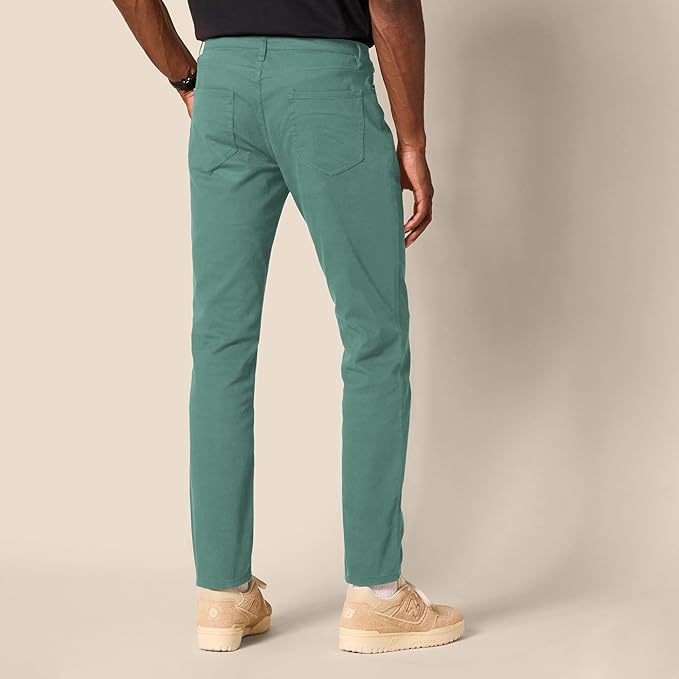 Pantalon Sergé Stretch Vert G