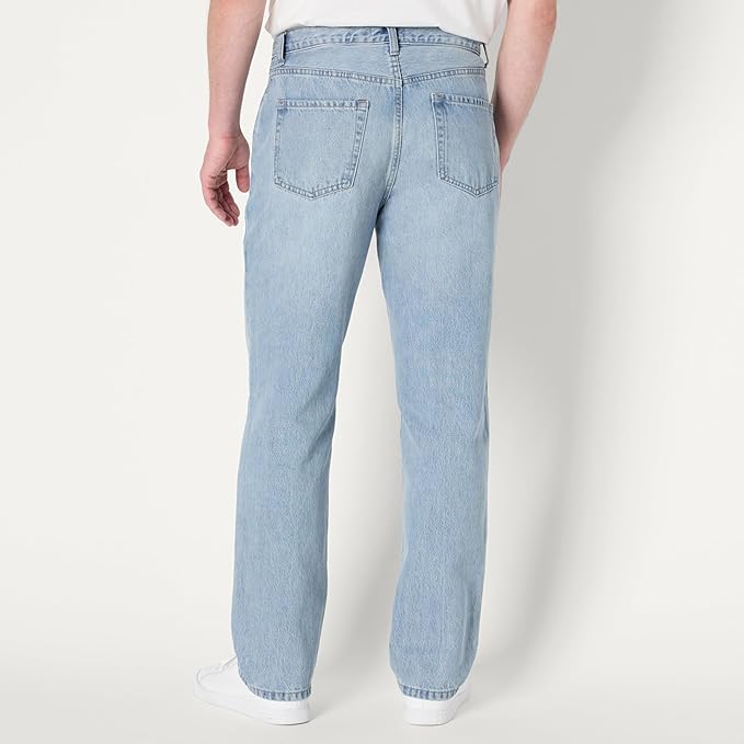 Jean Coupe Décontractée Bleu Vintage D