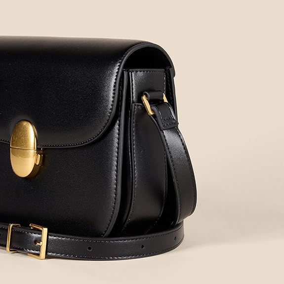 Sac Bandoulière en Raphia Noir D