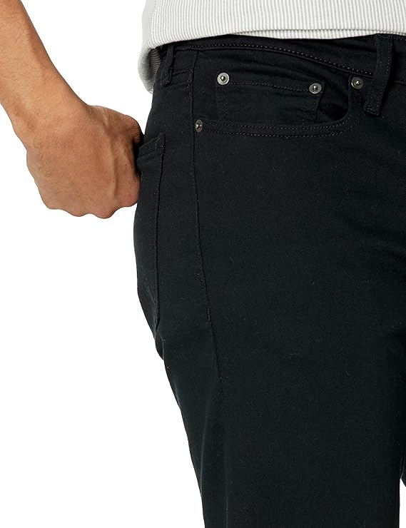 Jean bootcut à coupe droite Noir H