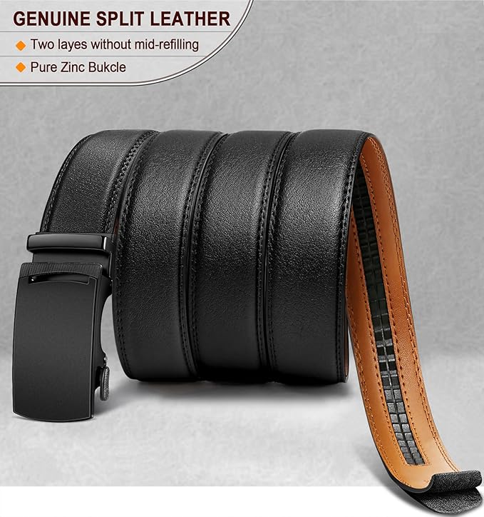 Ceinture Automatique en Cuir Noir847 D