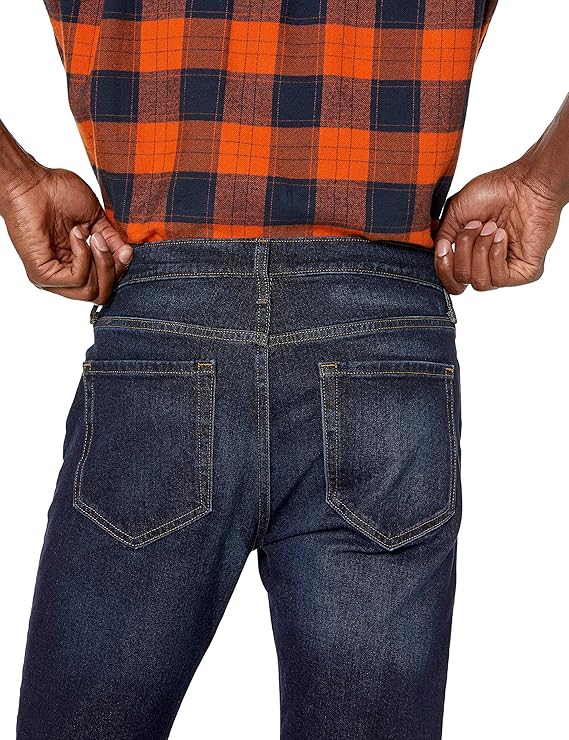 Jean Slim Homme Lavage Indigo F