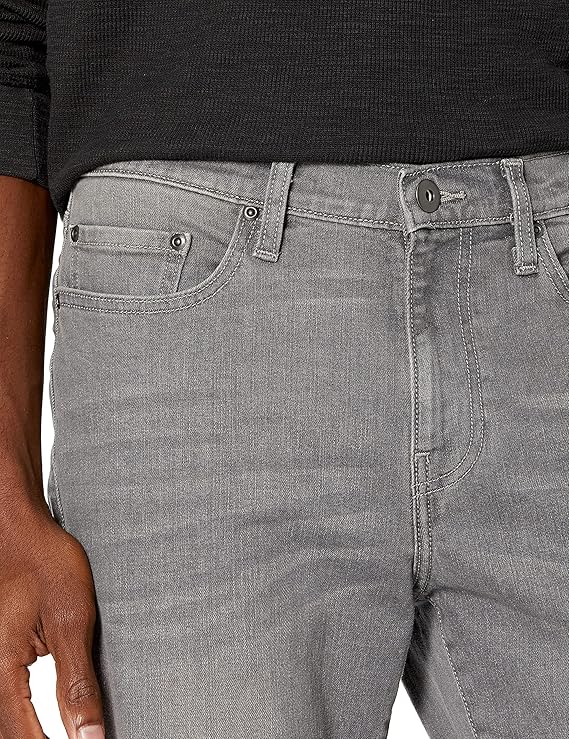 Jean Slim Homme Gris F