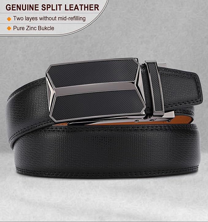 Ceinture Automatique en Cuir 009-noir224 D