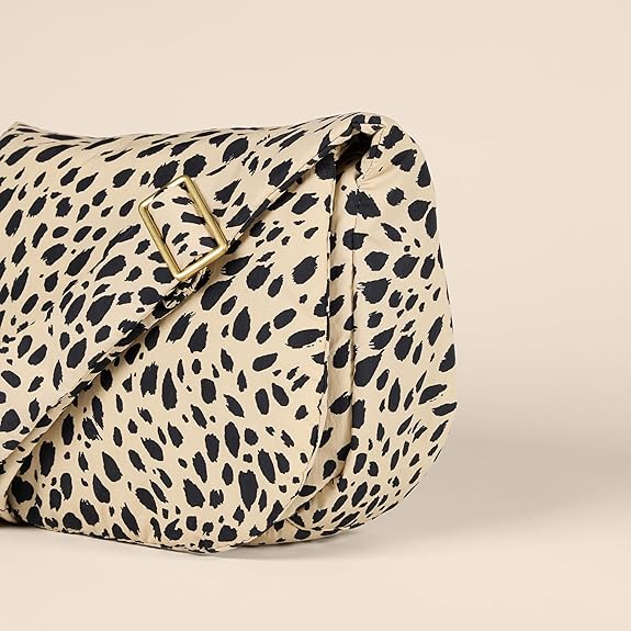 Sac à Bandoulière Léopard Beige I