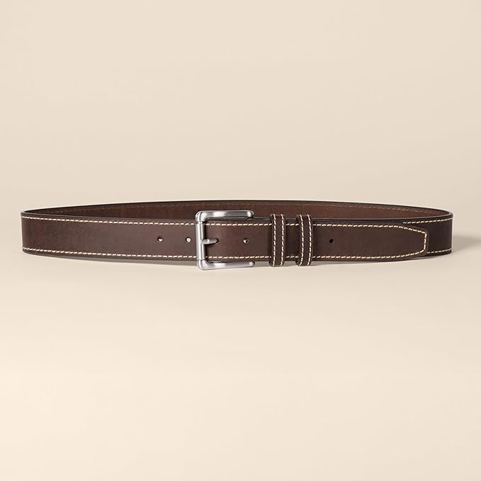 Ceinture en Cuir Brun A