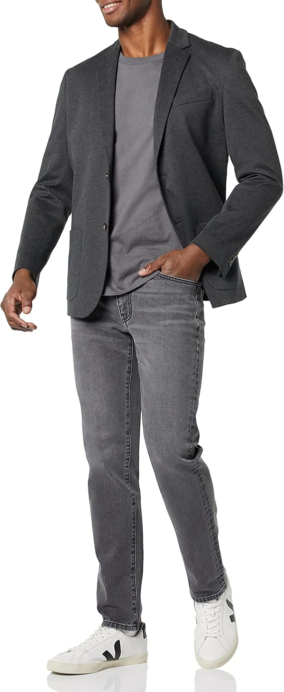 Jean Slim Homme Gris Délavé F