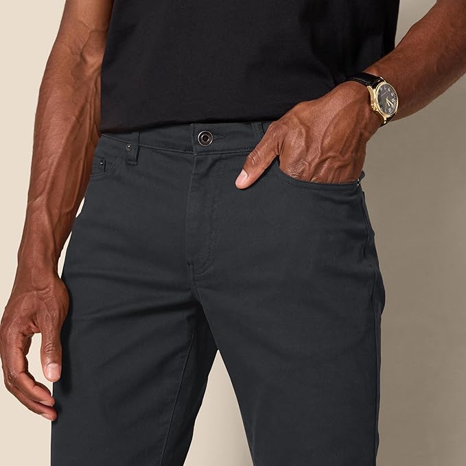 Pantalon Sergé Stretch Charbon G